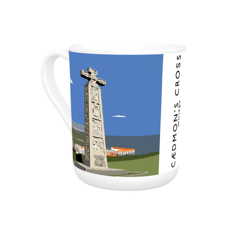 Caedmon's Cross, Whitby, Yorkshire Bone China Mug