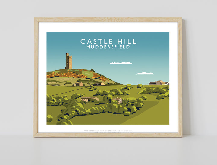 Castle Hill, Huddersfield - Art Print