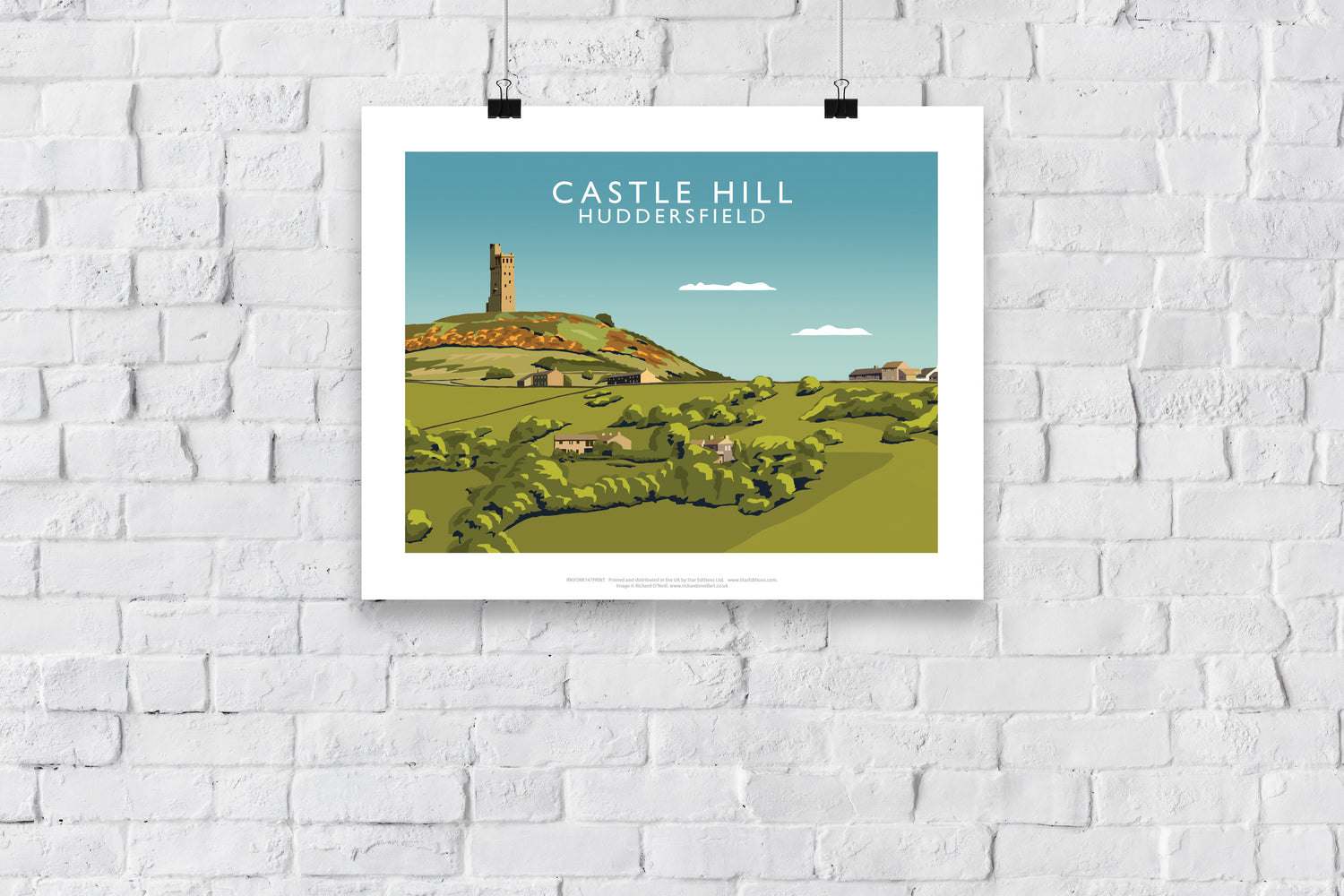Castle Hill, Huddersfield - Art Print