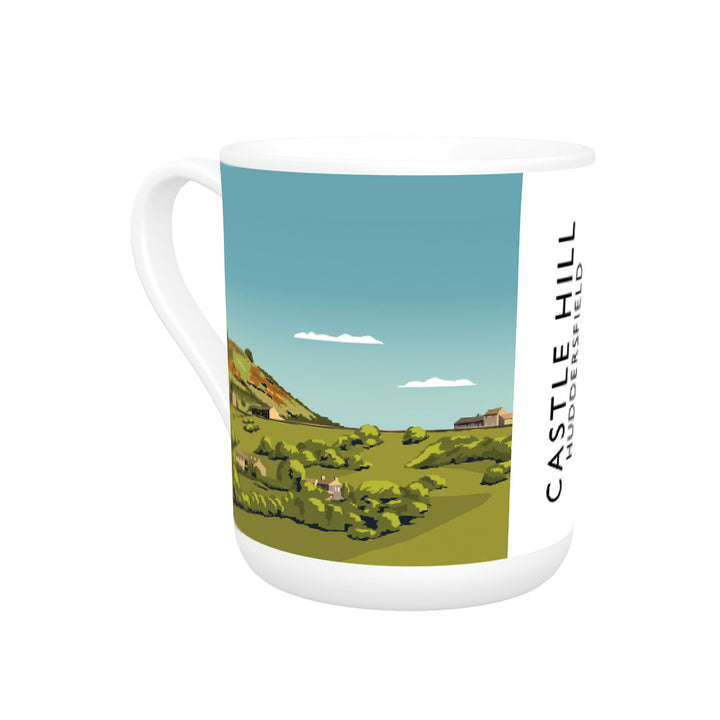 Castle Hill, Huddersfield Bone China Mug