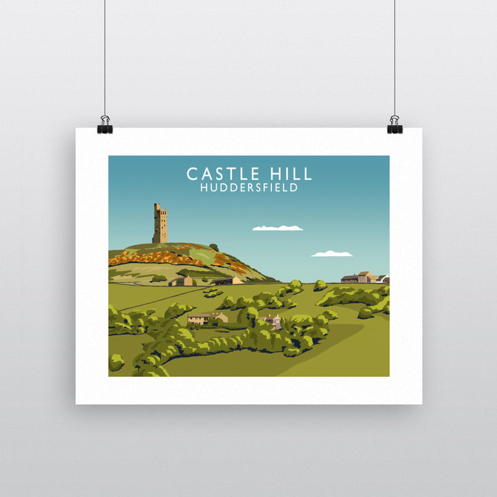 Castle Hill, Huddersfield 90x120cm Fine Art Print