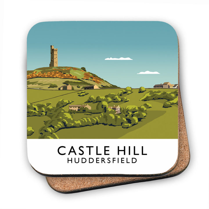 Castle Hill, Huddersfield MDF Coaster