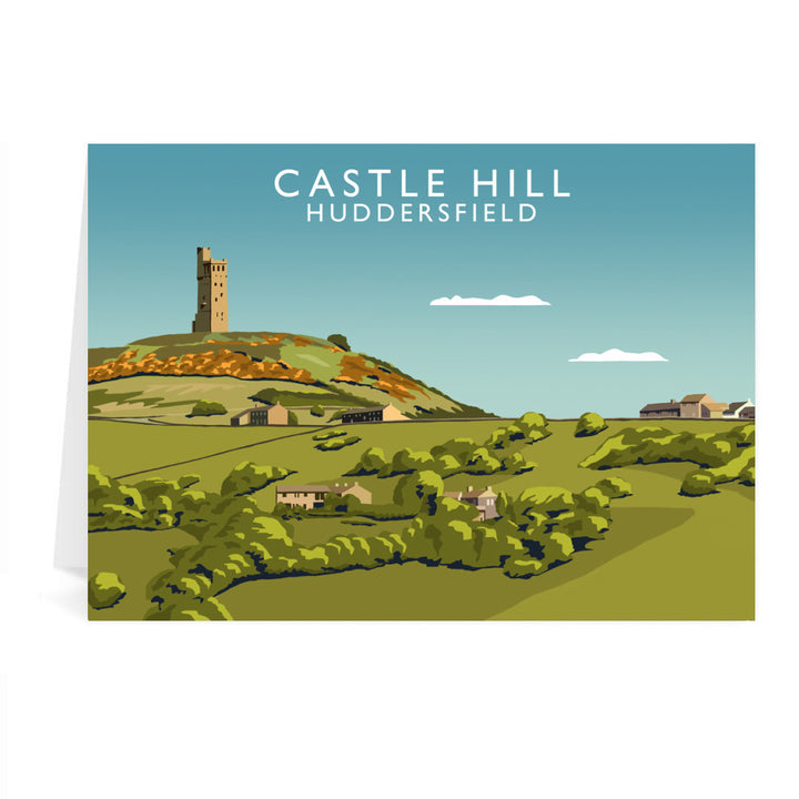Castle Hill, Huddersfield Greeting Card 7x5