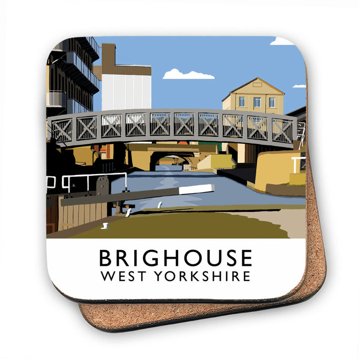 Brighouse, West Yorkshire MDF Coaster
