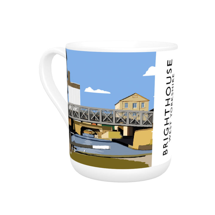 Brighouse, West Yorkshire Bone China Mug