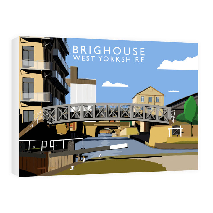 Brighouse, West Yorkshire 60cm x 80cm Canvas
