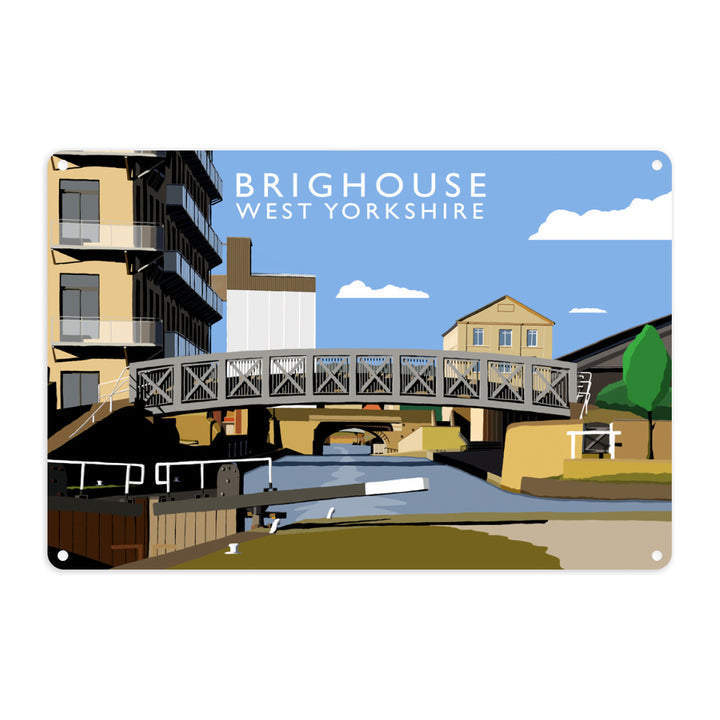 Brighouse, West Yorkshire Metal Sign