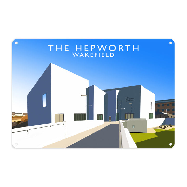 The Hepworth, Wakefield Metal Sign