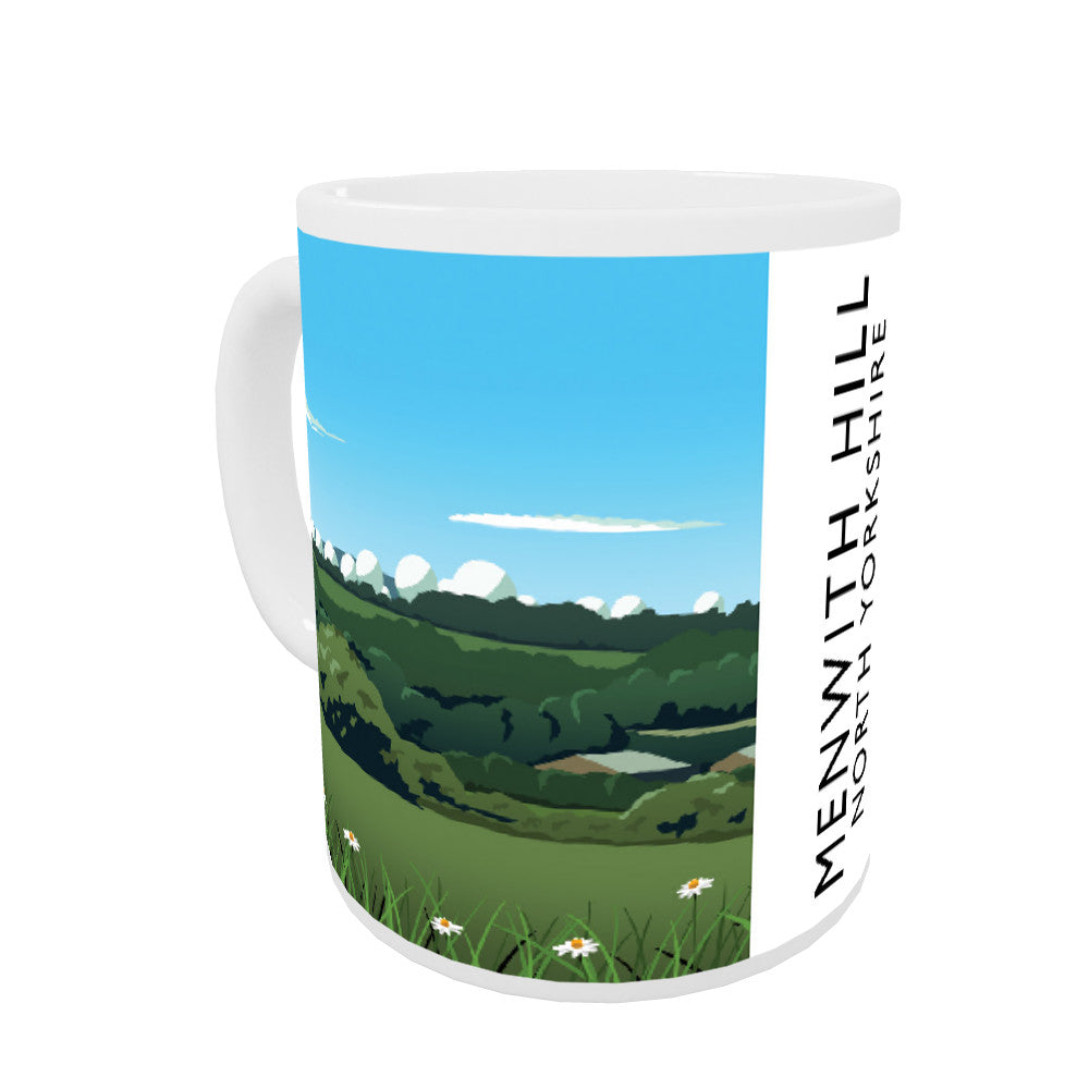 Menwith Hill, North Yorkshire Coloured Insert Mug