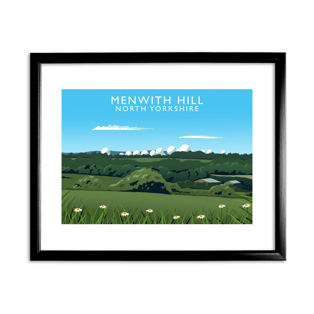 Menwith Hill, North Yorkshire - Art Print