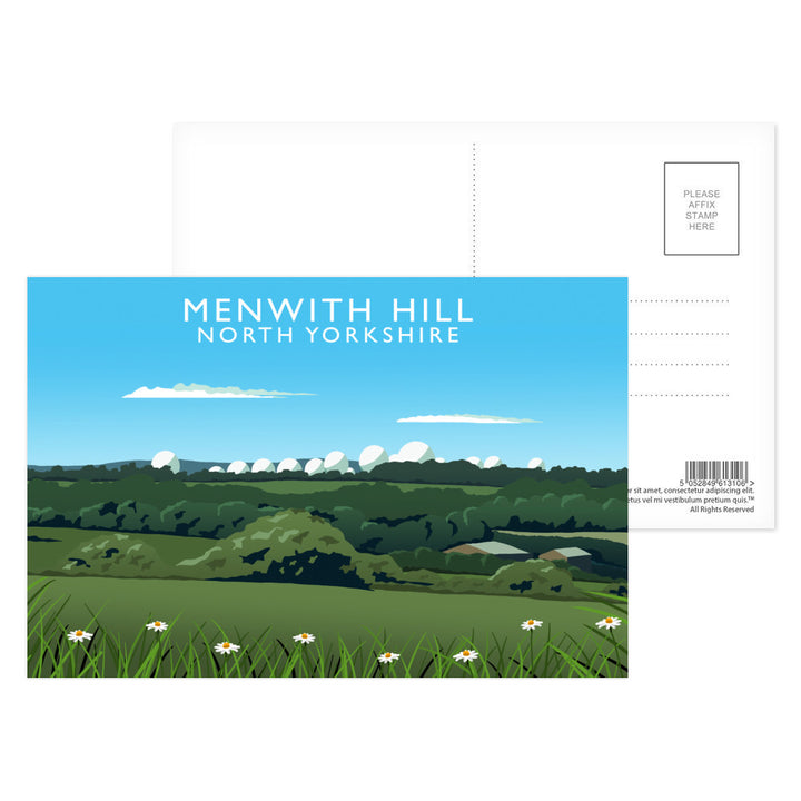 Menwith Hill, North Yorkshire Postcard Pack