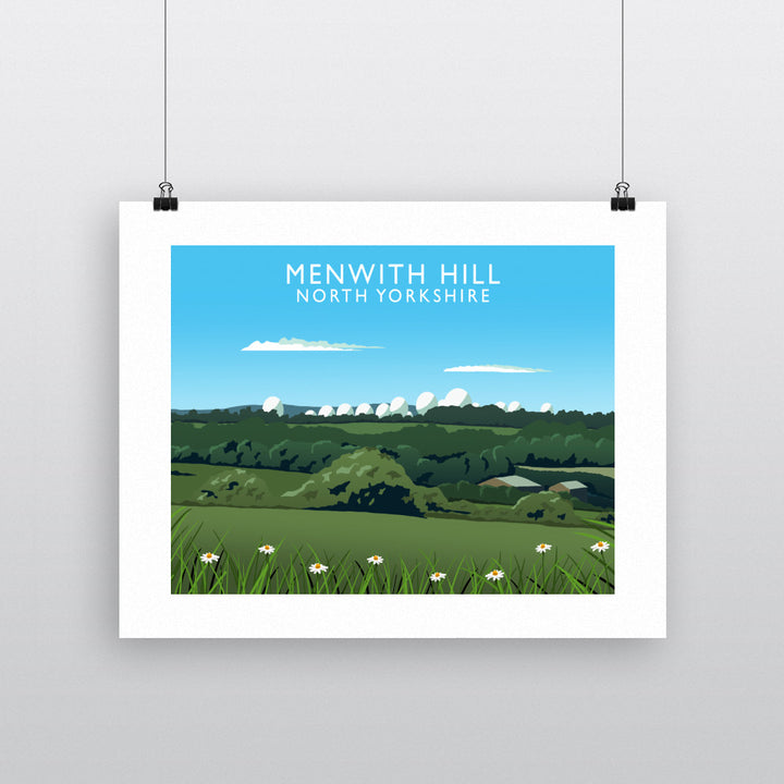 Menwith Hill, North Yorkshire 90x120cm Fine Art Print