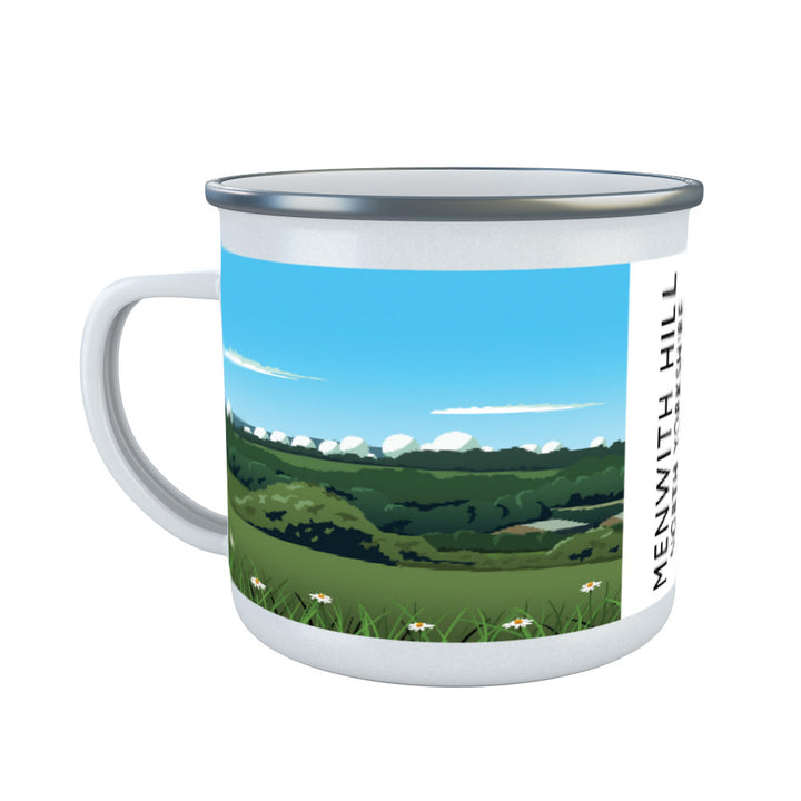 Menwith Hill, North Yorkshire Enamel Mug