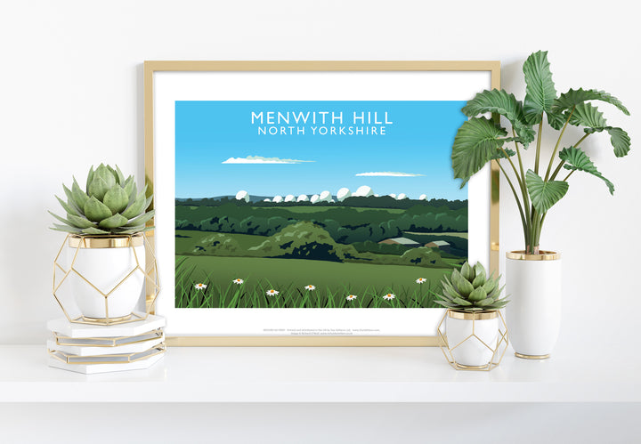 Menwith Hill, North Yorkshire - Art Print