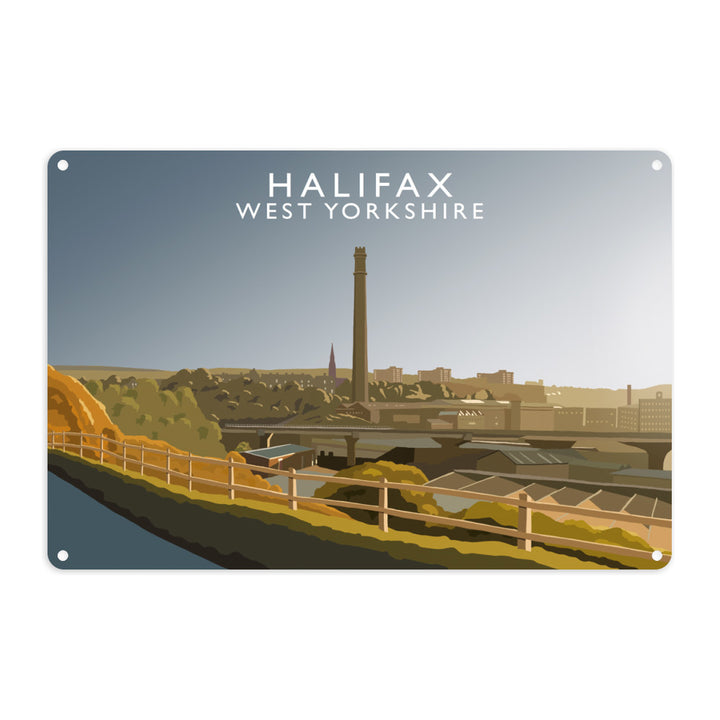 Halifax, West Yorkshire Metal Sign