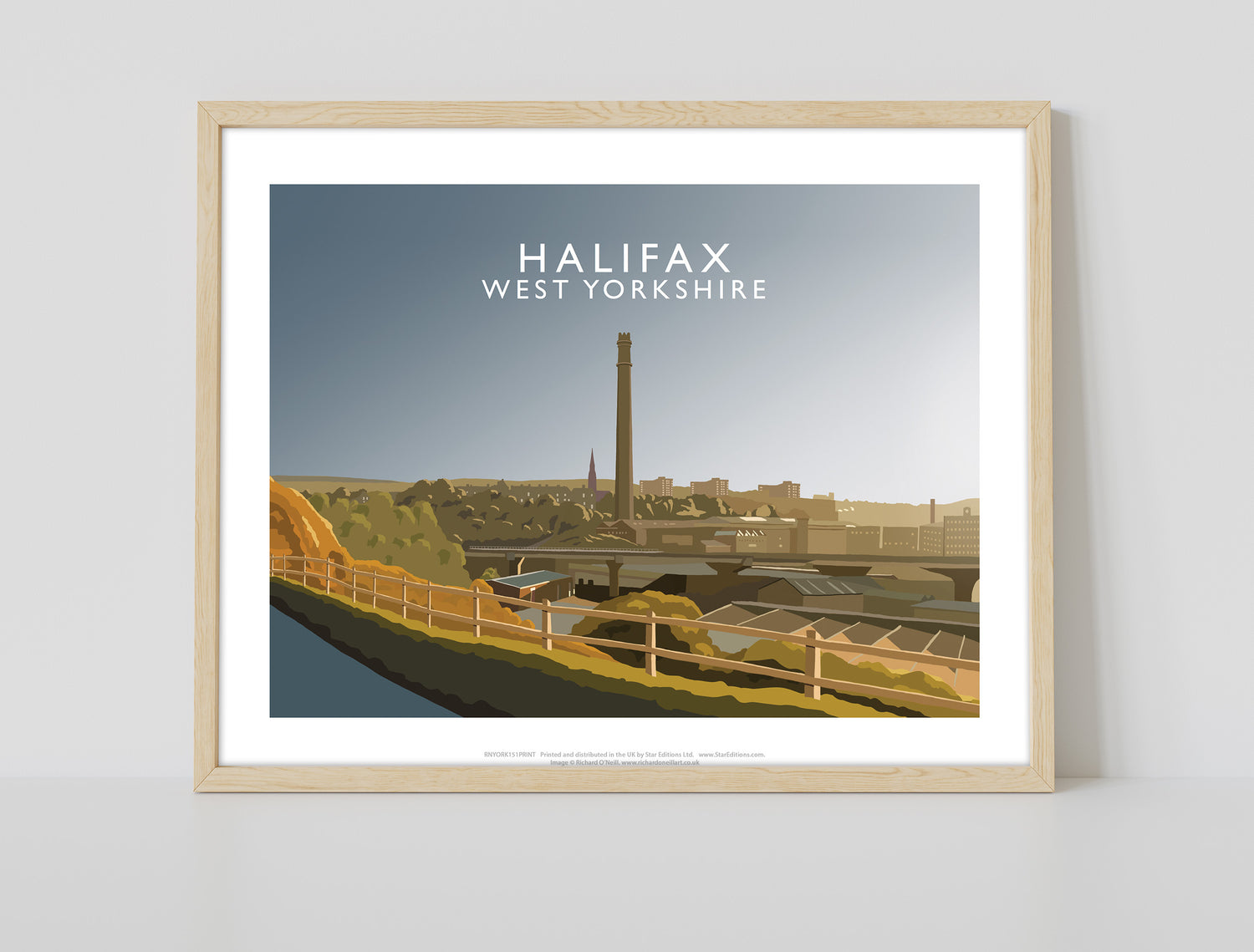 Halifax, West Yorkshire - Art Print
