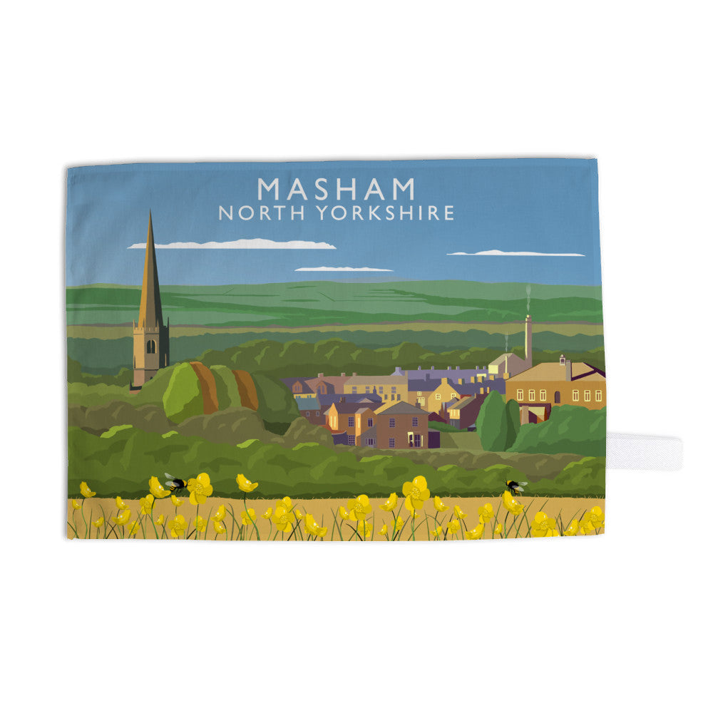 Masham, North Yorkshire Tea Towel