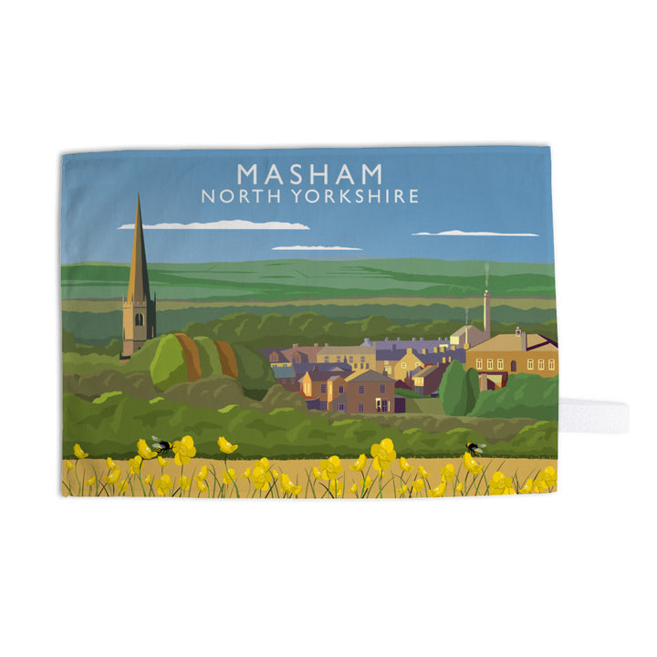 Masham, North Yorkshire Tea Towel