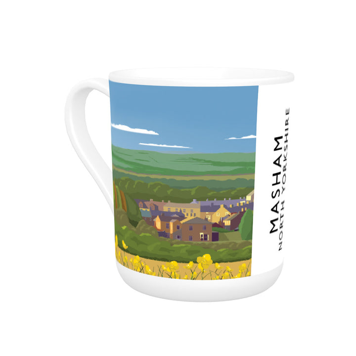 Masham, North Yorkshire Bone China Mug