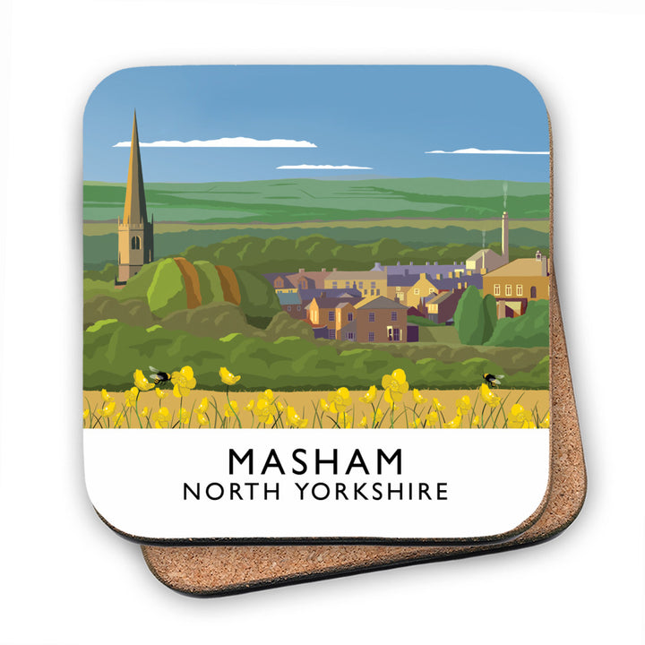 Masham, North Yorkshire MDF Coaster