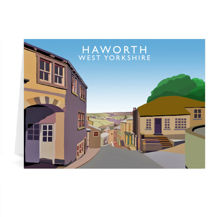 Haworth, West Yorkshire Greeting Card 7x5