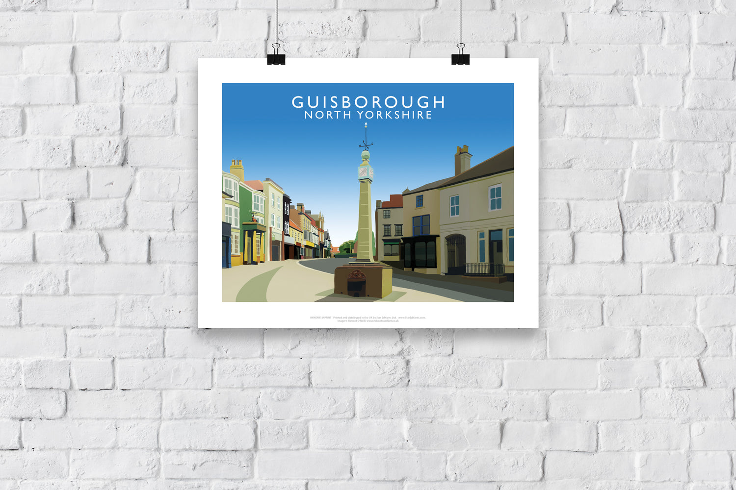 Guisborough, North Yorkshire - Art Print