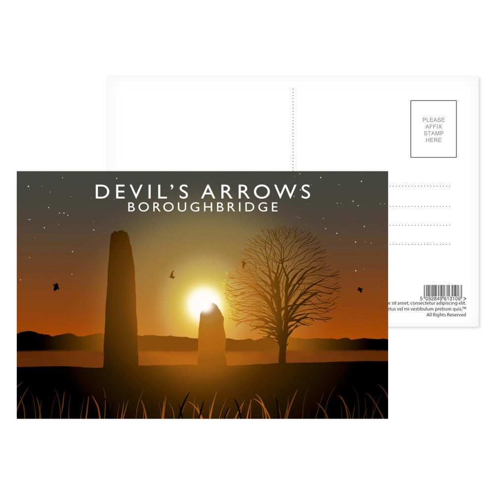 Devil's Arrows, Boroughbridge Postcard Pack
