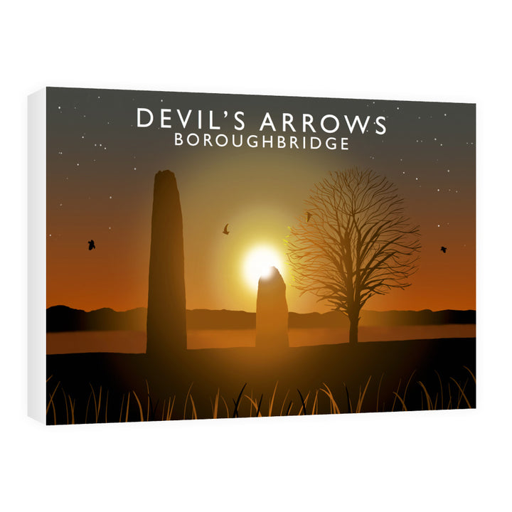 Devil's Arrows, Boroughbridge 60cm x 80cm Canvas