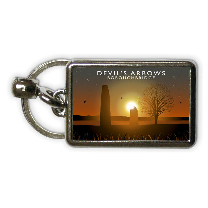 Devil's Arrows, Boroughbridge Metal Keyring