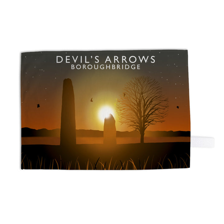 Devil's Arrows, Boroughbridge Tea Towel