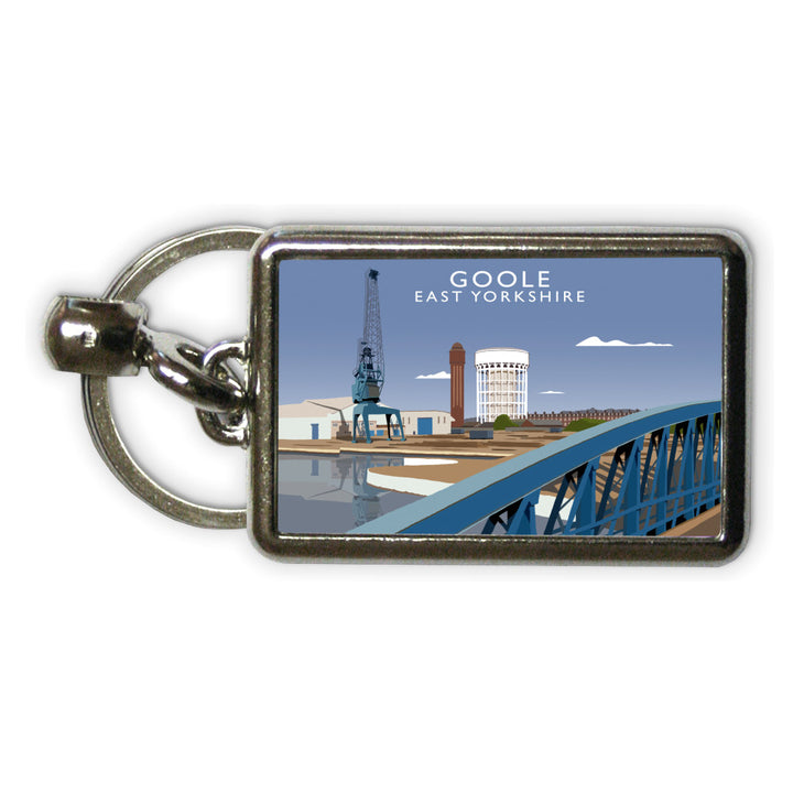 Goole, East Yorkshire Metal Keyring