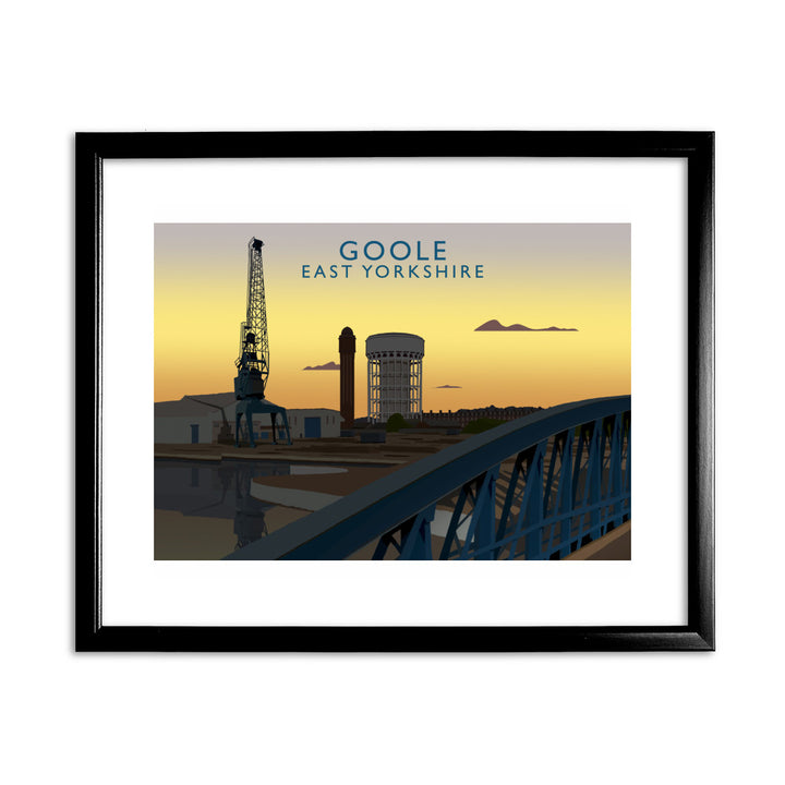Goole, East Yorkshire 11x14 Framed Print (Black)