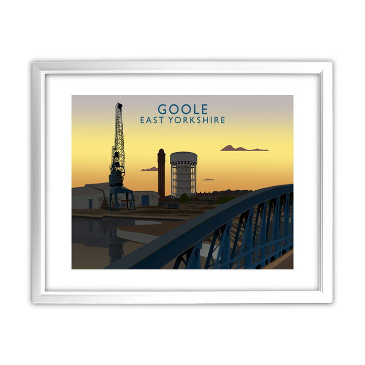 Goole, East Yorkshire 11x14 Framed Print (White)