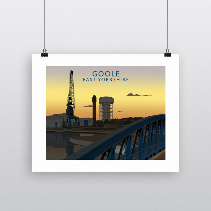 Goole, East Yorkshire 90x120cm Fine Art Print