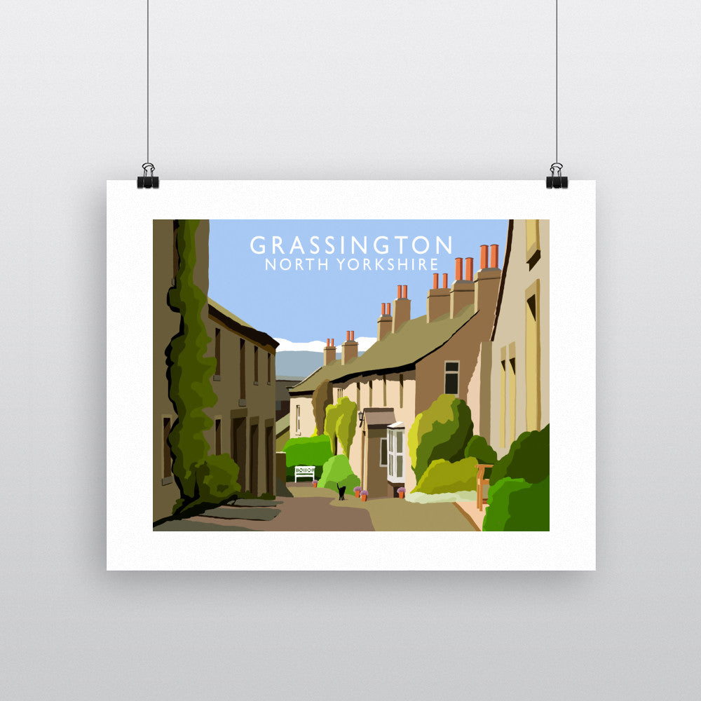 Grassington, North Yorkshire 90x120cm Fine Art Print