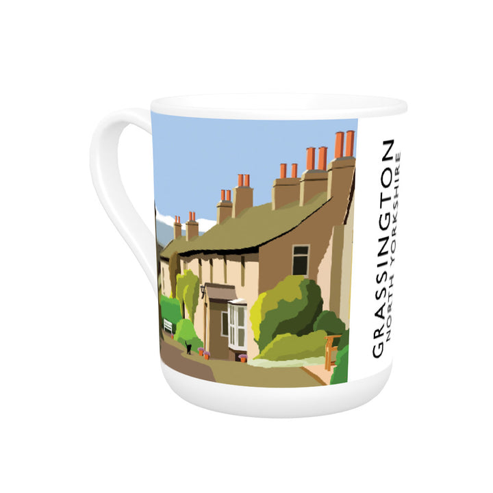 Grassington, North Yorkshire Bone China Mug