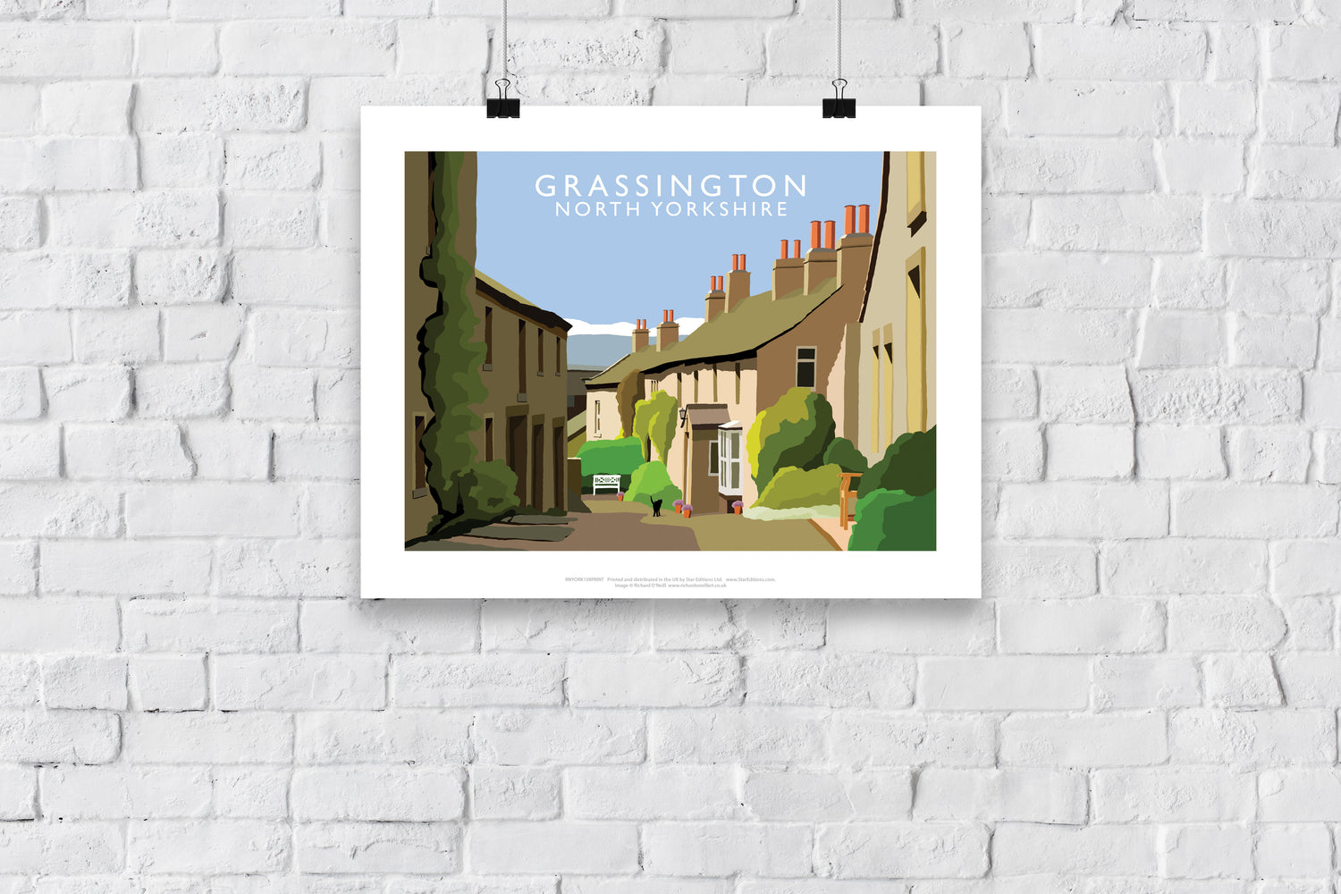 Grassington, North Yorkshire - Art Print