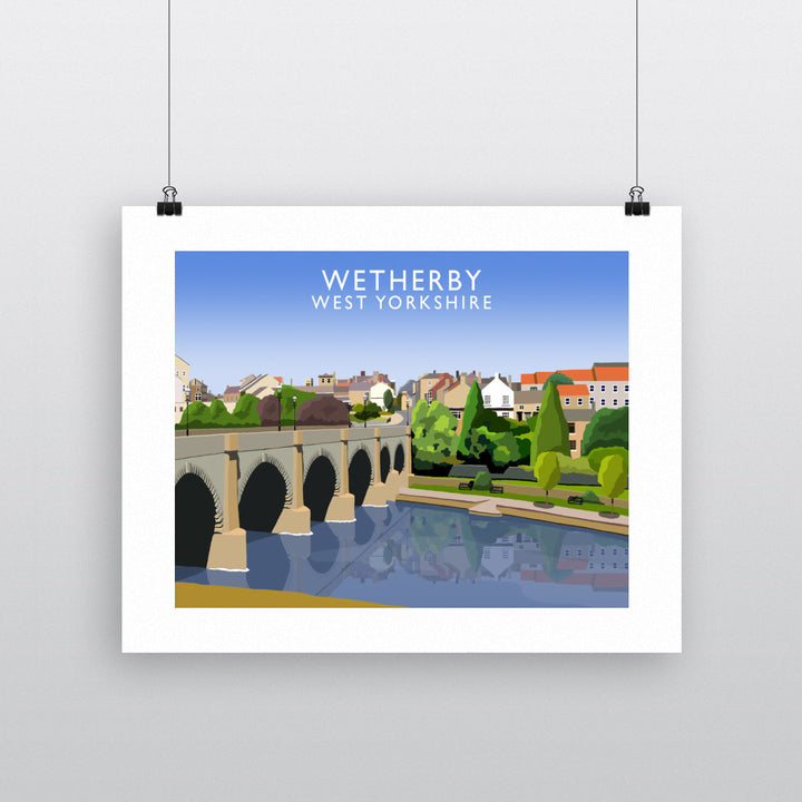 Wetherby, West Yorkshire 90x120cm Fine Art Print