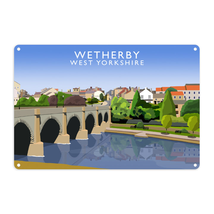 Wetherby, West Yorkshire Metal Sign