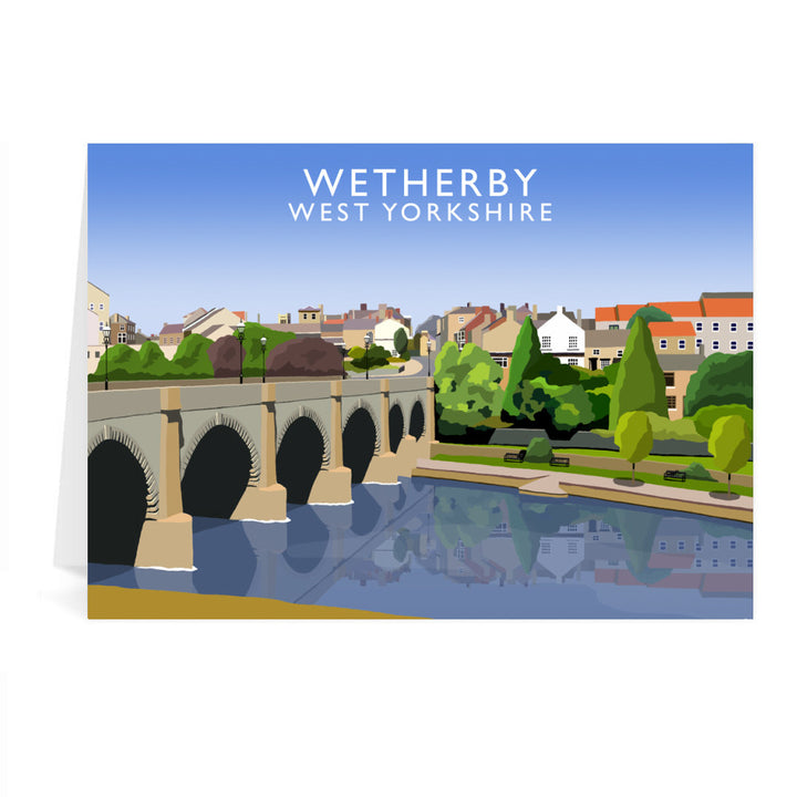 Wetherby, West Yorkshire Greeting Card 7x5