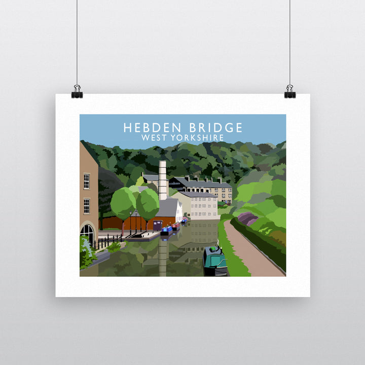 Hebden Bridge, West Yorkshire 90x120cm Fine Art Print