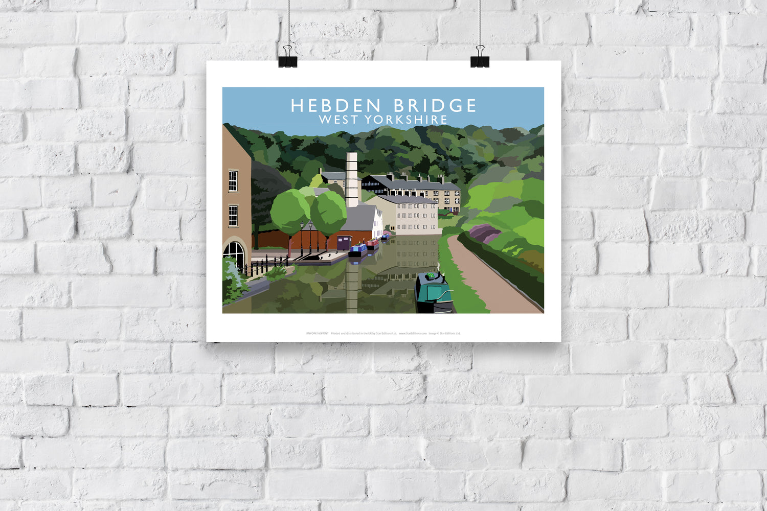 Hebden Bridge, West Yorkshire - Art Print