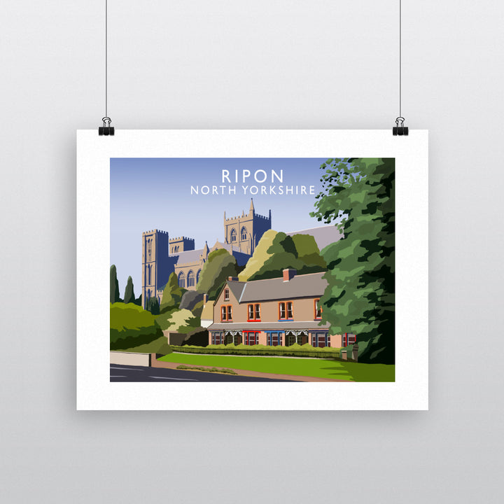 Ripon, North Yorkshire 90x120cm Fine Art Print