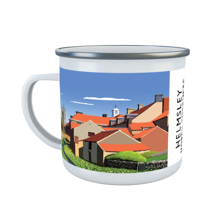 Helmsley, North Yorkshire Enamel Mug