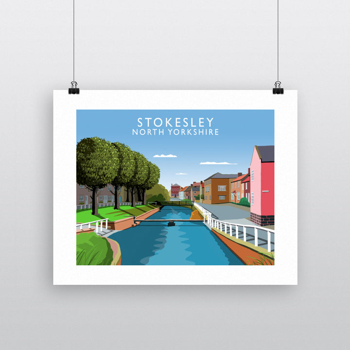 Strokesley, North Yorkshire 90x120cm Fine Art Print