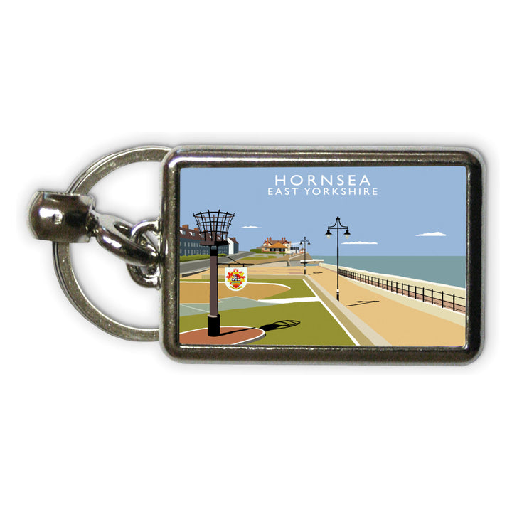 Hornsea, East Yorkshire Metal Keyring