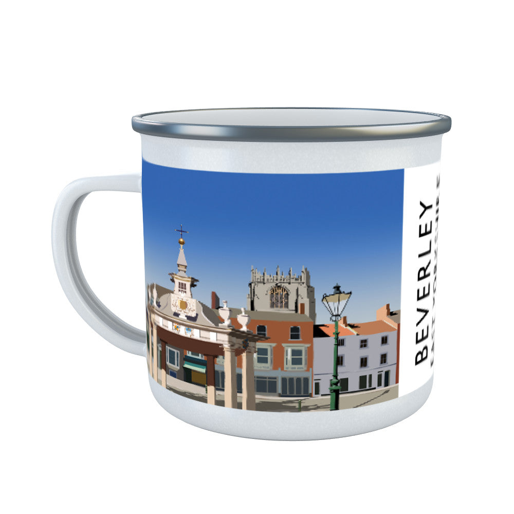 Beverley, East Yorkshire Enamel Mug