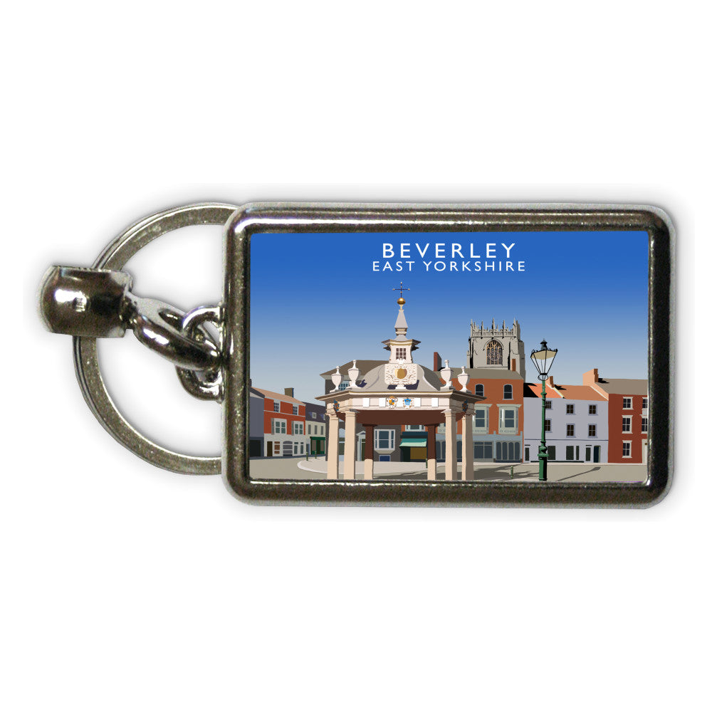 Beverley, East Yorkshire Metal Keyring