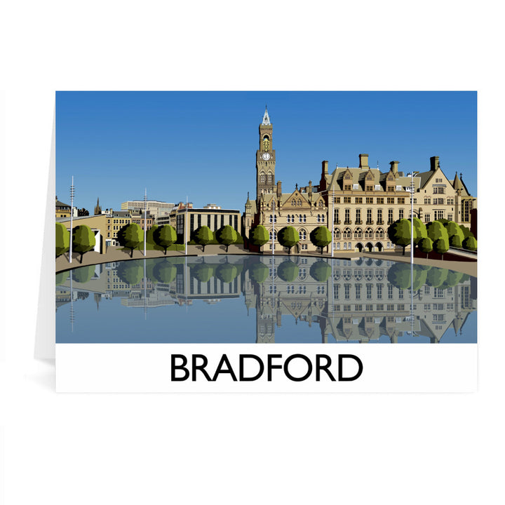 Bradford, West Yorkshire Greeting Card 7x5