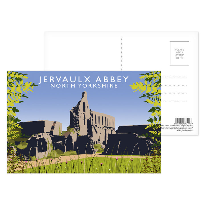 Jervaulx Abbey, North Yorkshire Postcard Pack
